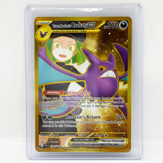 Pokemon TCG Team Rockets Crobat EX 242/182 Destined Rivals Hyper Rare Holo