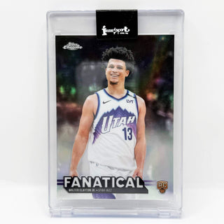 2025-26 Topps Chrome Update Walter Clayton Jr. Fanatical SSP Rookie #FAN-22