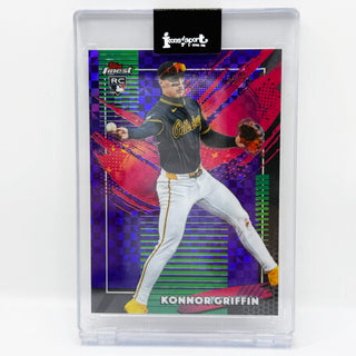 2026 Topps Finest Konnor Griffin Purple X-Fractor RC 55/75