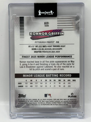 2026 Topps Finest Konnor Griffin Purple X-Fractor RC 55/75