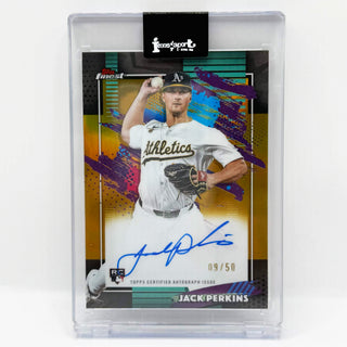2026 Topps Finest Jack Perkins Gold Rookie Auto 09/50