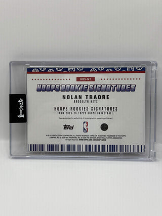 2025-26 Topps Hoops Rookies Signatures Nolan Traore Auto #HRS-NT