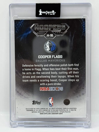 2025-26 Topps Hoops Cooper Flagg Hoopers Holo RC #H-16