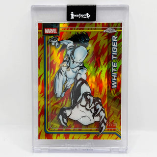 2026 Topps Chrome Marvel White Tiger Human Torch Refractor 22/39