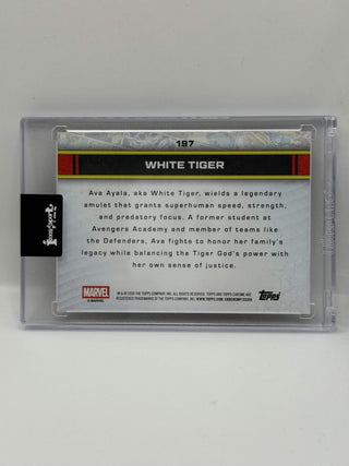 2026 Topps Chrome Marvel White Tiger Human Torch Refractor 22/39
