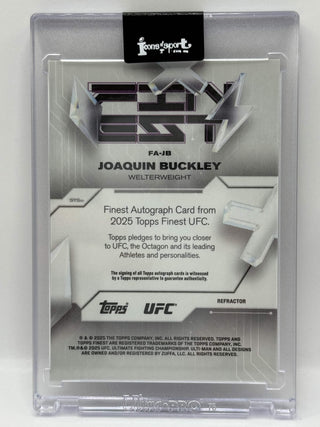 2025 Topps Finest UFC Joaquin Buckley Auto #FA-JB