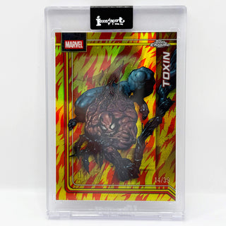 2026 Topps Chrome Marvel Toxin Human Torch Refractor 14/39