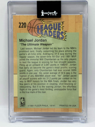 1991-92 Fleer Michael Jordan League Leaders #220