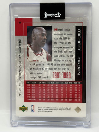 1999 Upper Deck Michael Jordan Career Collection The Championship Years #29