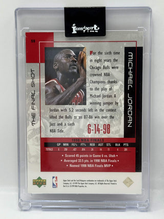 1999 Upper Deck Michael Jordan Career Collection The Final Shot #59