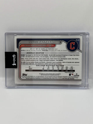 2024 Topps Bowman Chrome Travis Bazzana Rookie Auto #CPA-TB
