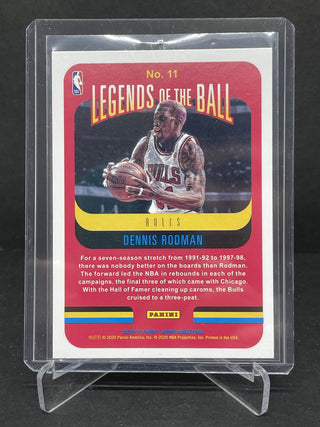 2020-21 Panini Hoops Legends Of The Ball Dennis Rodman HOF - No. 11