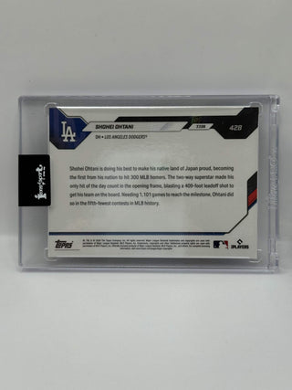 2026 Topps NOW Shohei Ohtani 1st Japanese Player To Reach 300 MLB Home Runs #428