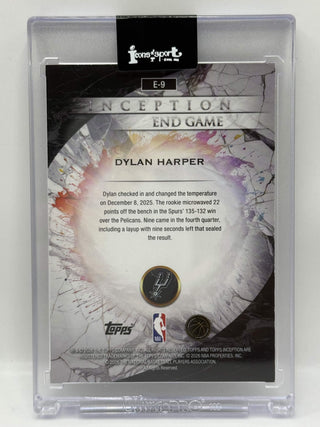 2025-26 Topps Inception End Game Dylan Harper RC #E-9