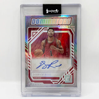 2025-26 Panini Donruss Derrick Rose Dominators Holo Auto 25/25