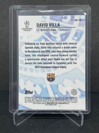 2024 Topps Merlin UEFA David Villa Ageless Alchemy #AA-14