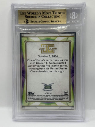 2020 Topps Transcendent WWE John Cena Superstar Tribute BGS Pristine 10