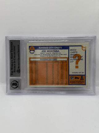 2013 Topps Archives Joe Montana BGS Autograph 10