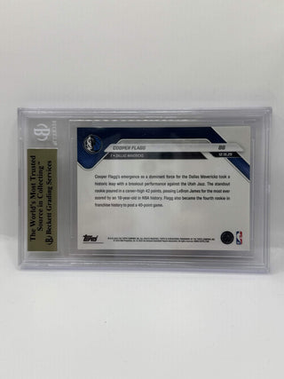 2025-26 Topps NOW Cooper Flagg Youngest Player In NBA History To Score 40+ Points Rookie BGS Pristine 10 (A)