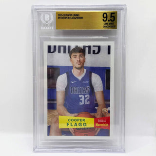 2025-26 Topps Living Cooper Flagg Rookie BGS 9.5 Gem Mint (A)