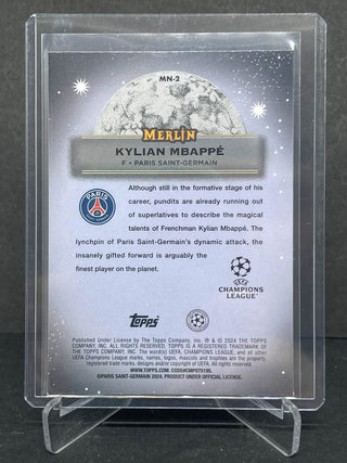 2024 Topps Merlin UEFA Mystic Nights Kylian Mbappé #MN-2