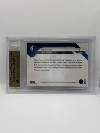 2025-26 Topps NOW Cooper Flagg No. 1 Draft Pick Makes NBA Debut Rookie BGS 9.5 Gem Mint (A)