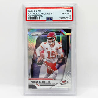 2024 Panini Prizm Patrick Mahomes II Silver Prizm PSA Gem Mint 10