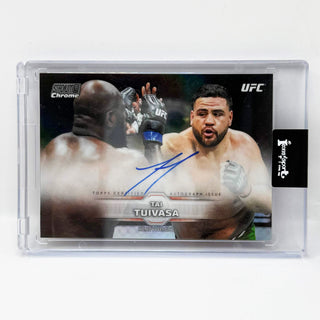 2026 Topps Stadium Club Tai Tuivasa Chrome Refractor Auto Variation #CAV-TTU