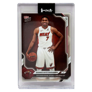 2026-27 Topps NOW Giannis Antetokounmpo South Beach Bound: Officially Joins Miami Heat #OSO2
