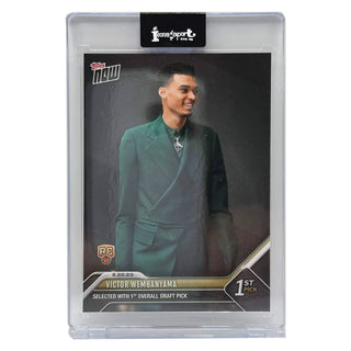 2023 Topps NOW Victor Wembanyama Selected With 1st Draft Pick Rookie #D-1