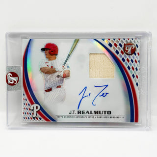 2026 Topps Pristine J.T. Realmuto Pristine Pieces Relic Auto #PPAR-JRE