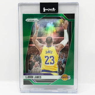 2024-25 Panini Prizm LeBron James Chalk Toss Green Prizm - No. 130