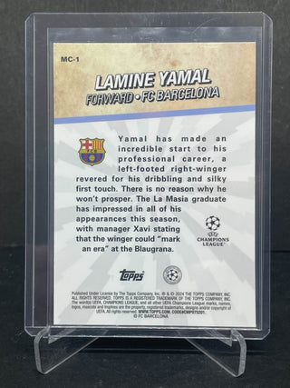 2024 Topps Merlins Chosen Ones Lamine Yamal RC #MC-1