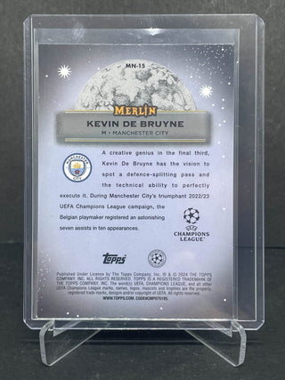 2024 Topps Chrome Merlin UEFA Kevin De Bruyne Mystic Nights #MN-15