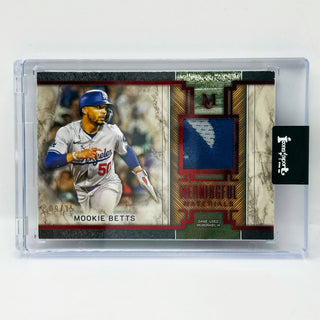 2025 Topps Museum Collection Mookie Betts Meaningful Materials Relic 09/15