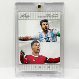 2024 Leaf Exclusive Legends Edition Double Lionel Messi/Cristiano Ronaldo #ELE-29