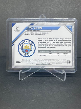 2022 Topps UEFA Cole Palmer Starball RC - No. 80