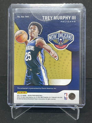 2021-22 Panini Revolution Trey Murphy III Rookie Auto #RA-TMY