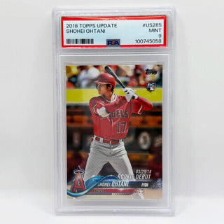 2018 Topps Update Shohei Ohtani Rookie Debut PSA Mint 9