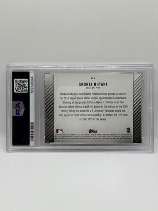 2018 Topps Bowman Platinum Shohei Ohtani Rookie Revelations PSA Mint 9
