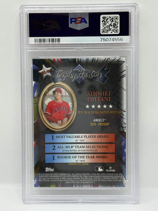 2022 Topps Stadium Club Shohei Ohtani Trophy Hunters PSA Gem Mint 10