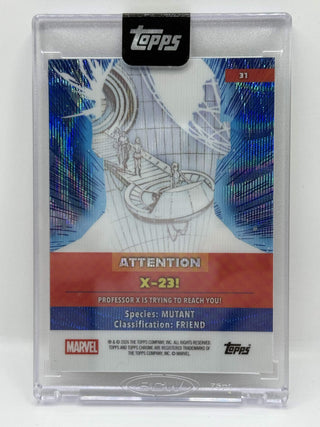 2026 Topps Chrome X-23 SSP Encased 64/99