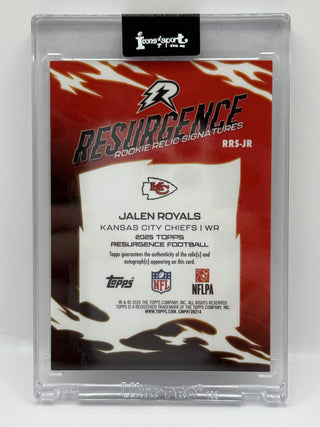 2025 Topps Resurgence Jalen Royals Blue Surge RPA 31/99