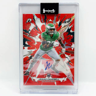 2025 Topps Resurgence Jihaad Campbell Red Power Surge Rookie Auto 1/5