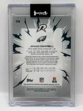 2025 Topps Resurgence Jihaad Campbell Red Power Surge Rookie Auto 1/5