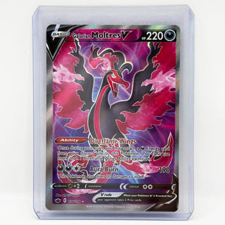 Pokemon TCG Galarian Moltres V 176/198 Chilling Reign Full Art
