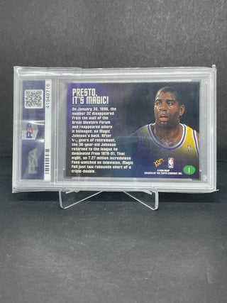 1995 Stadium Club Magic Johnson Members Only 50 PSA Mint 9