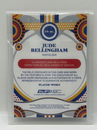 2024-25 Topps Real Madrid Team Set Jude Bellingham Patch #FR-BL