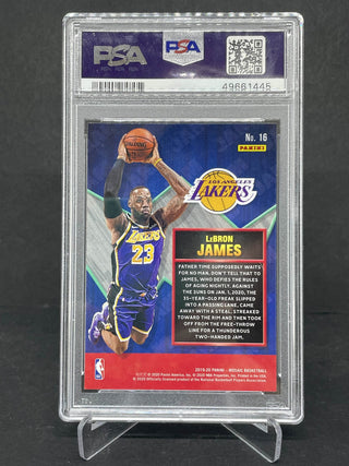 2019 Panini Mosaic LeBron James Jam Masters PSA Gem Mint 10