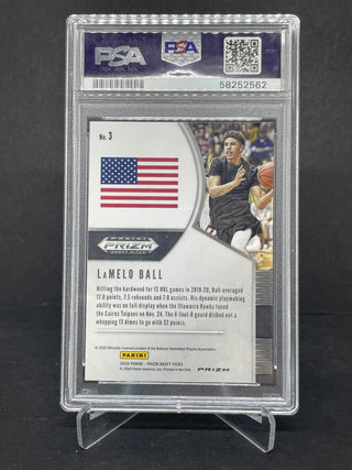 2020 Panini Prizm DP LaMelo Ball Silver Prizm PSA Gem Mint 10